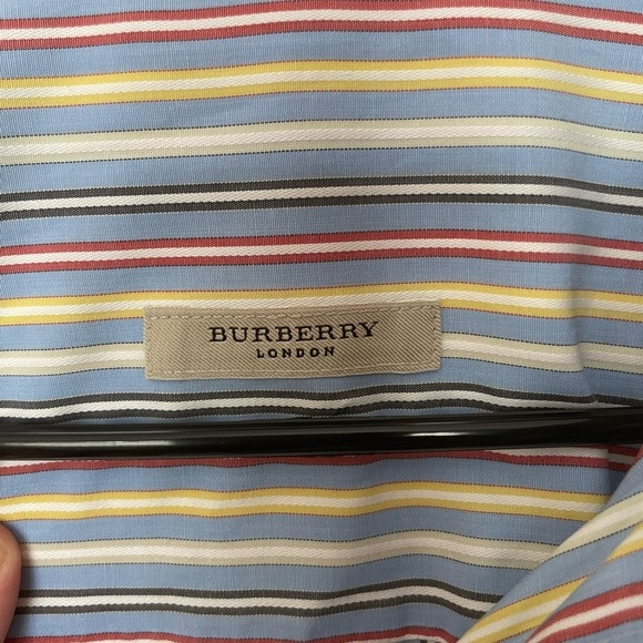 Burberry London Striped Button Down READ DESCRIPTION - Picture 6 of 8